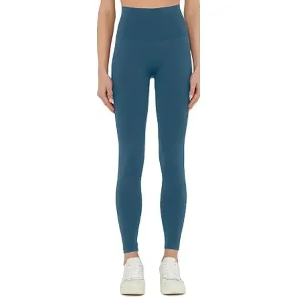 NWT Wolford The Wellness Leggings Gym Workout High Waisted Lake Dusty Blue XS - Picture 1 of 4